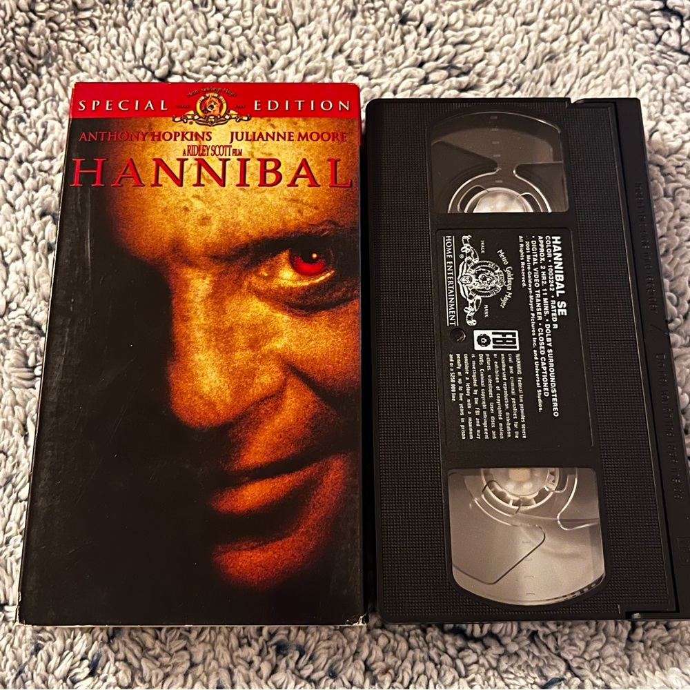 Hannibal (VHS, 2002) Alternate Endings + 10 Minutes Deleted Scenes